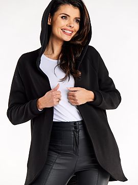 Mikina Infinite You  Voľne padnúca nezapnutá mikina s kapucňou a dlhými rukávmi, so zaoblenou prednou časťou v spodnej časti.