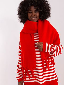 Šál AT  Táto dlhá šatka s jednoduchou textúrou je dokonalým doplnkom vášho jesenného/zimného šatníka. Je vyrobený z odolného polyesteru