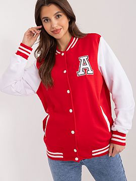 Mikina Relevance  Dámska športová mikina je kombináciou pohodlia a štýlu. Rebrované kontrastné pruhy dodávajú energiu a vyniknú na hladkom prevažn