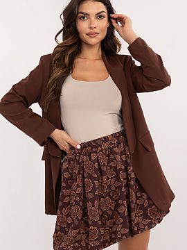 Krátka sukňa Italy Moda  Mini sukňa s bomber strihom je skvelou voľbou na každodenný ležérny štýl. Je vyrobená z ľahkého polyesteru s viskózovou podšív