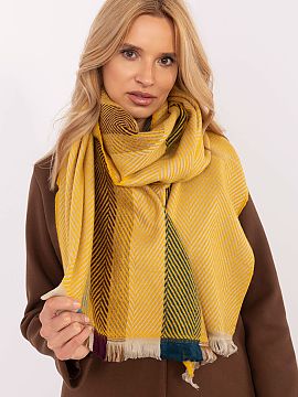 Šál AT  Štýlový zimný šál dlhý 194 cm je ideálnym doplnkom, ktorý zabezpečí teplo a štýlový vzhľad v chladných dňoch. Šálik sa vy