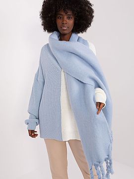 Šál AT  Tento dlhý šál s hladkou faktúrou a dĺžkou 210 cm je skvelým doplnkom k tvojej jeseňo-zimnej garderóbe. Vyrobený z odolného polye