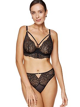 Soft Gorteks  Skontrolujte náš koronkovo mäkký podprsenkov Celeste s ozdobnými pásikmi na výstrihu. Priehľadné košíčky s upútavajúcou pozorn