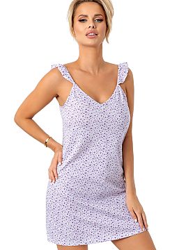 Nočná košeľa Donna  Jemná a pohodlná nočná košeľa vytvorená s ohľadom na maximálny komfort spánku. Vyhotovená z priehľadného úpletu, zabezpečuje 