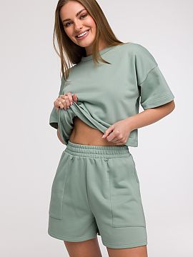 Boxerky BeWear  Dámske šortky vo voľnom, pohodlnom kroji sú must-have v letnej šatník. Vytvorené s ohľadom na pohodlie a štýl, majú vysoký pás 