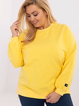 Mikina Relevance  Dámska blúza plus size v štýle casual je skvelou voľbou pre každodenné nosenie pre ženy, ktoré ocenia pohodlie a moderný minimaliz