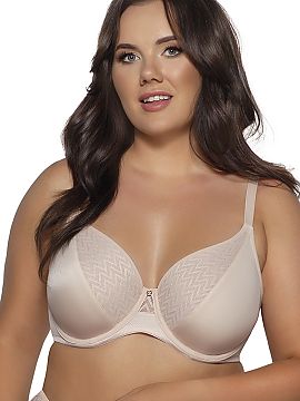 Soft Ava  Tento mäkký podprsenka je ideálne spojenie pohodlia a funkčnosti, vytvorené s ohľadom na ženy s plnším poprsím. Hlboké, nezpevnen