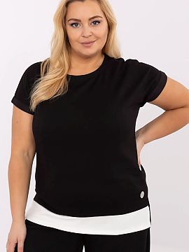 halenka plus size Relevance  Tento každodenný plus size top je skvelou kombináciou pohodlia a casual štýlu. Vyrobena z výnimočne mäkkého, príjemného na dotyk 