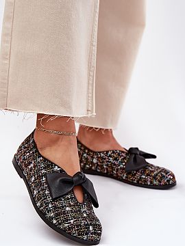 Baleríny Step in style  Štýlové dámske baletky vyrobené z kombinácie prírodnej kože a textilného materiálu sú elegantnou ponukou na každý deň. Tento m