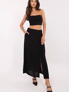 Sukňa Fresh Made  Elegantná a zároveň pohodlná dámska sukňa dlhej midi je skvelou voľbou na každý deň aj do práce. V štýle casual sa skvele hodí