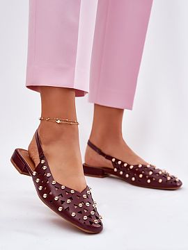 Baleríny Step in style  Baleríny pre dámy s ozdobením sú kombináciou elegancie a pohodlia na každý deň. Ažúrový vzor im dodáva ľahkosť a vzdušnosť, 