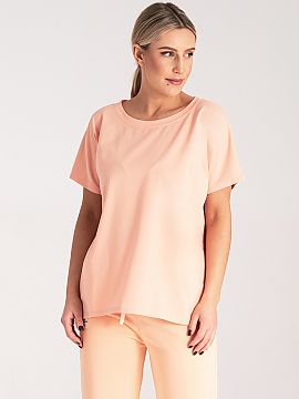 Tričko Figl  Dámske tričko s krátkym rukávom a okrúhlym výstrihom.