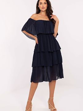 formálne šaty Och Bella  Vzdušné a ženské šaty ideálne na teplé letné dni. Rozkvetlý strih krásne zdôrazňuje postavu, a gumový pás zaručuje pohodlné 