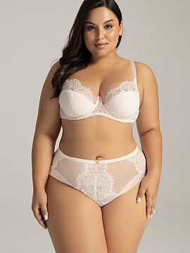 Brazílske nohavičky Ava  Zmyselné figi s korálovými a sieťovanými ozdobami sú výnimočným modelom pre ženy, ktoré si vážia eleganciu a pohodlie. Zabudova