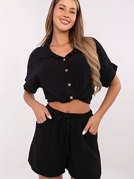 Boxerky Italy Moda  Mušlinové dámske šortky sú skvelou voľbou pre každodenné, neformálne štýly v teplejších dňoch. Vyrobené z ľahkej, dýchavej 