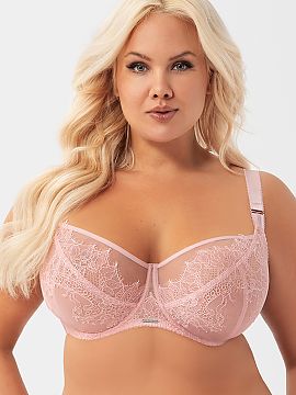 Soft Gorsenia Lingerie  Pohodlný a funkčný mäkký podprsenka, navrhnutý s ohľadom na ženy s plnším poprsím. Hlboké poháre bez zpevnenia, podoprené doln