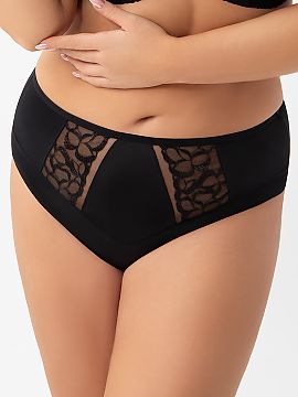 Bedrové nohavičky Gorsenia Lingerie  Časť času, decentná farebná paleta a jemné zdobenie, tieto klasické figúrky sú kombináciou elegancie a pohodlia. Hladký zadok zab