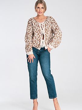 rozopínací sveter Figl