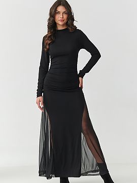 Dlhé šaty Makadamia  Objavte neuveriteľne ženské a elegantné maxi šaty, vytvorené pre ženy, ktoré oceniajú klasiku s dotykom zmyselnosti. Priliehavý st