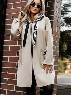 Kabát Numoco  Štýlový dámsky kabát s kapucňou značky Numoco Basic je ideálnou ponukou pre ženy, ktoré oceniajú pohodlie a trendy vzhľad v chla