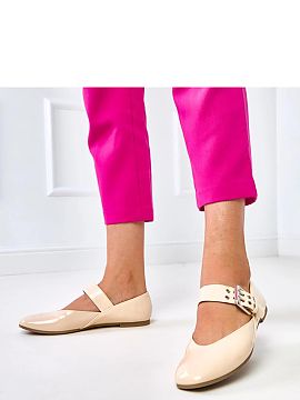 Baleríny Solea  Baleríny dámske s ozdobnou sponou sú elegatným a univerzálnym výberom na každý deň. Vykonané z mäkkého ekologickej lakovanej ko�