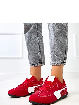 Športová obuv Solea  Športová obuv s bielymi akcentmi je štýlovou a pohodlnou voľbou pre každodenné mestské outfity. Vyrobené z ekologickej semišovej k