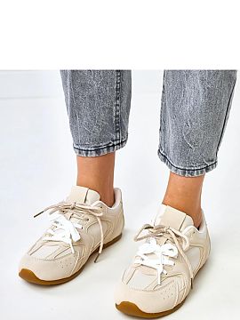 Športová obuv Solea  Šnurované športové topánky sú kombináciou pohodlia, klasiky a moderného dizajnu. Vyrobené z ekologickej semišovej kože zaručujú