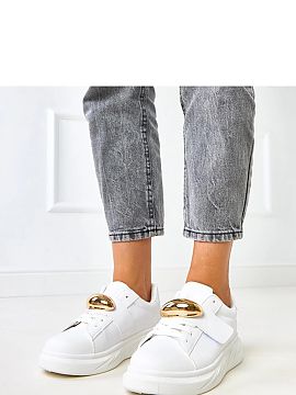 Športová obuv Solea  Moderné športové topánky s nízkym strihom vyrobené z odolnej ekologickej kože. Klasický, okrúhly špičiak a zapínanie na šnurova