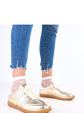 Športová obuv Solea  Dámske športové topánky s moderným charakterom, vyrobené z vysoko kvalitnej ekologickej kože. Model so šnurovaním saténovými šn�