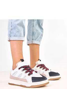 Športová obuv Solea  Športová obuv s hrubými šnurovkami je moderný a pohodlný model na každý deň. Vyrobené z ekologickej kože, kombinujú odolnosť s 