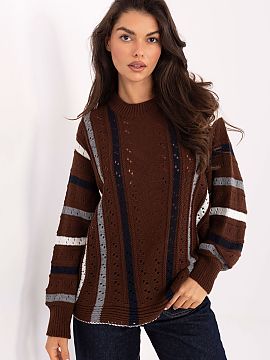sweter Factory Price  Svetr dámsky oversize s casual charakterom, ideálny na každodenné príležitosti. Vyrobený z akrýlu, poskytuje teplý a pohodlný poci