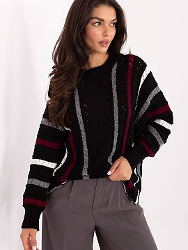 sweter Factory Price  Dámsky oversized sveter s casual charakterom, ideálny na každodenné príležitosti. Vyrobený z akrílu, poskytuje teplo a pohodlie pri 