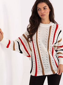 sweter Factory Price  Dámsky oversized sveter s casual charakterom, ideálny na každodenné príležitosti. Vyrobený z akrílu, poskytuje teplý a pohodlný po
