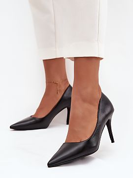 Ihličky Step in style  Elegantné dámske špilky vyrobené z ekokože sú klasikou v elegantnom prevedení, ktorá sa hodí tak do každodenného života, ako aj 