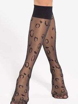 Podkolienky Gatta  Podkolienka s ??zaujímavým vzorom, ľahkosť a štýl v jednom. Polomatné, s hrúbkou 20 DEN, jemne zdôrazňujú nohy a jemný vzor prid