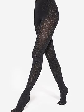 Pančuchové nohavice Gatta  Pridajte charakter vašim outfitom s čiernymi pančuškami Loretta v geometrickom vzore. Ideálne pre ženy, ktoré oceňujú eleganciu kom