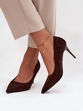 Ihličky Step in style  Elegantné dámske špilky z ekokože sú klasikou, ktorá nikdy nevyjde z módy. Vyrobené z príjemného na dotyk, elegantného materiálu