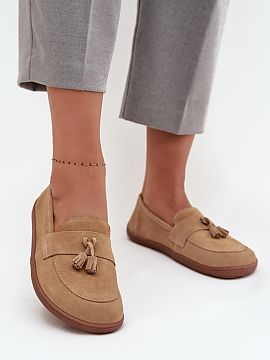 Mokasíny Step in style  Topánky typu barefoot pre ženy sú ponukou pre ľudí, ktorí oceniajú prirodzený komfort a slobodu pohybu. Vyrobené z mäkkého, prír
