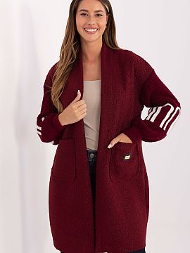 Kardigan Factory Price  Tento dámsky kardigán typu náplet je ideálnou voľbou pre každodenný štýl. Vyrobený z mäkkého polyesteru s rôznorodou faktúrou 