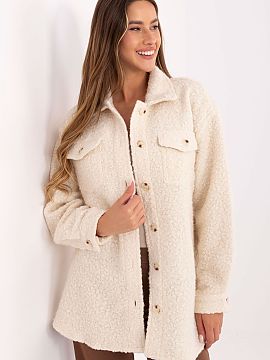 Tričko s dlhým rukávom Factory Price  Táto dámska košeľa boucle je ideálnou voľbou ako vrchná vrstva pre každodenné outfit. Vyrobená z vysokokvalitnej zmesi polyesteru 