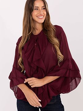 Dámske tričko Italy Moda  Elegantná a ženská klasická košeľa je kombináciou elegancie a pohodlia, ideálna nielen do práce, ale aj na každodenné, elegantné