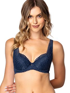 Polstrovaná podprsenka Mat  Objavte podprsenku s kosticami Gravity M-4050/22 v hlbokom, štýlovom odtieni granátu. Tento model je ideálnou kombináciou klasického e