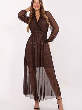 dlhé šaty Italy Moda  Ohromujúce elegantné šaty v rozkvetlom štýle, ktoré sa ideálne hodia na špeciálne príležitosti, oslavy alebo večerné výjazdy. 