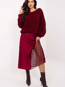 spódnica Rue Paris  Elegantná sukňa v tvare syreny vyrobená z látky s rôznorodou štruktúrou je ideálnou voľbou nielen na každodenné nosenie, ale aj n