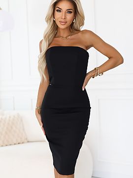 večerné šaty Numoco  Klasika, ktorá nikdy nezlyháva! Čierna, priliehavá korzetová šaty značky Numoco sú must-have v šatníku každej ženy. Minimalistic