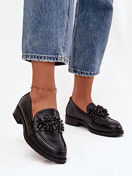 Mokasíny Step in style  Mokasíny vyrobené z ekokože sú klasickou ponukou, ktorá kombinuje eleganciu s každodenným pohodlím. Model s plochým podpätkom posk