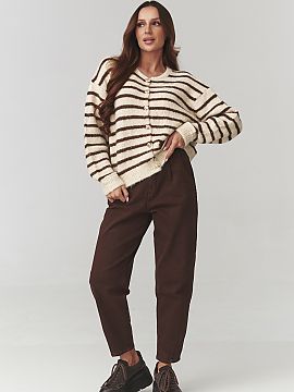 rozopínací sveter Makadamia