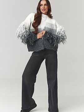 rozopínací sveter Makadamia