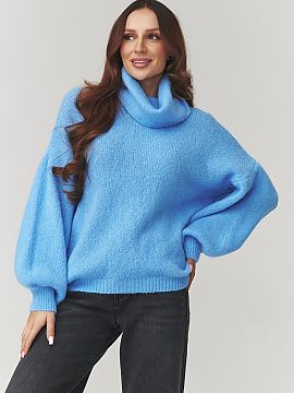 golf Makadamia  Štýlový dámsky oversize golier je ideálnou voľbou na chladné dni. Vyrobený z mäkkej, príjemnej na dotyk pleteniny, poskytuje výni