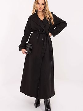 Kabát Factory Price  Dlhý dámsky kabát je elegantnou ponukou pre prechodné ročné obdobia jeseň, zima a jar. Vyrobený z vysoko kvalitného polyesteru v kl
